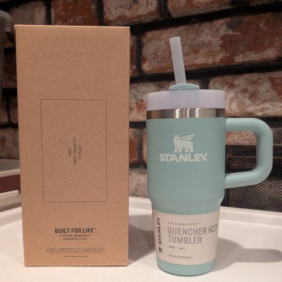 Stanley Other - Stanley Flowstate Quencher H2.0 Tumbler 14oz Seafoam NWT